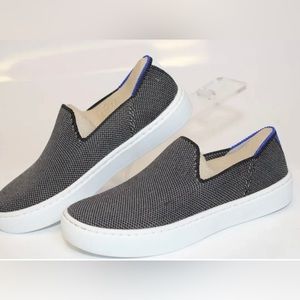 Rothy's The Kids Sneaker Steel Gray Textile Youth Comfort Shoes Size 13